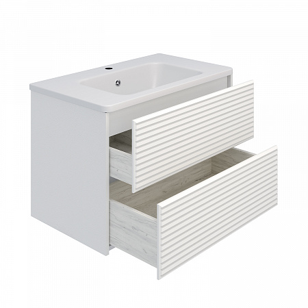 Тумба подвесная ПАРМА80 /белая/ AQUA DE MARCO