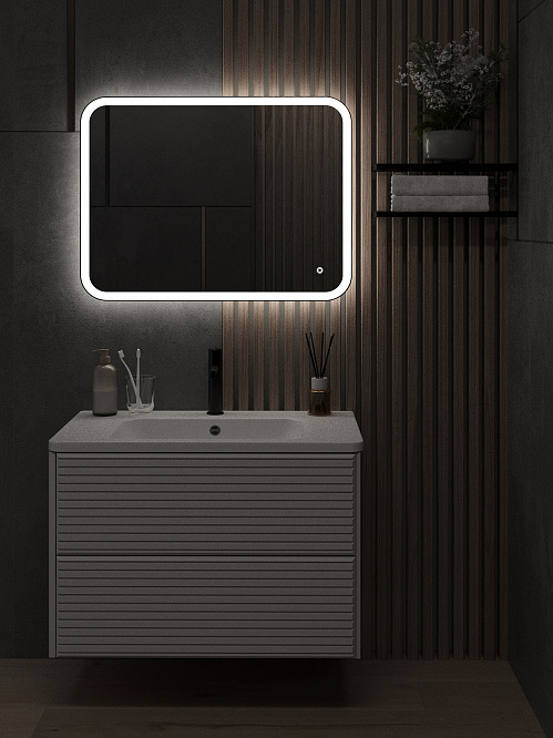 Зеркало с подсветкой КАПЕЛЛА (60*80 /80*60) /универсальное/ AQUA DE MARCO