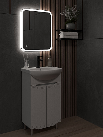 Зеркало с подсветкой КАПЕЛЛА (50*60 /60*50) /универсальное/ AQUA DE MARCO